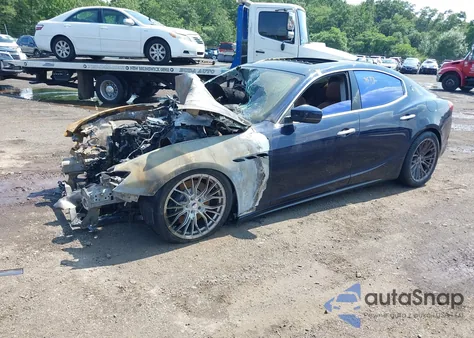 2021 Maserati Ghibli S Q4 from USA, damaged, VIN ZAM57YTA8M1369138